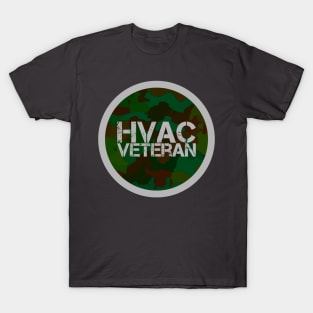 Hvac Veteran Green Camo Edit T-Shirt